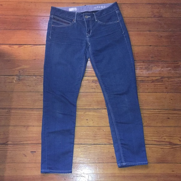 GAP Cropped Mid Rise Skinny Jean - Picture 1 of 4